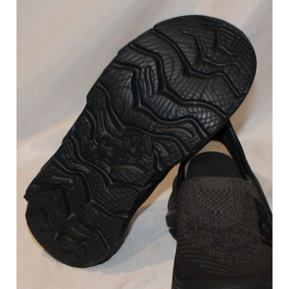 HOKA WOMEN'S RESTORE TC BBLC BLACK RECOVERY MEN'S 6 WOMEN'S 7 NIB - Picture 6 of 7